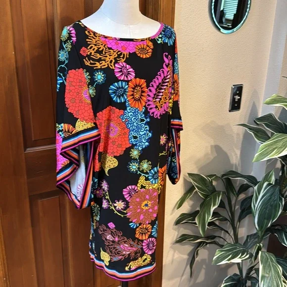 Trina Turk Multicolor Floral Dress - Picture 7 of 9
